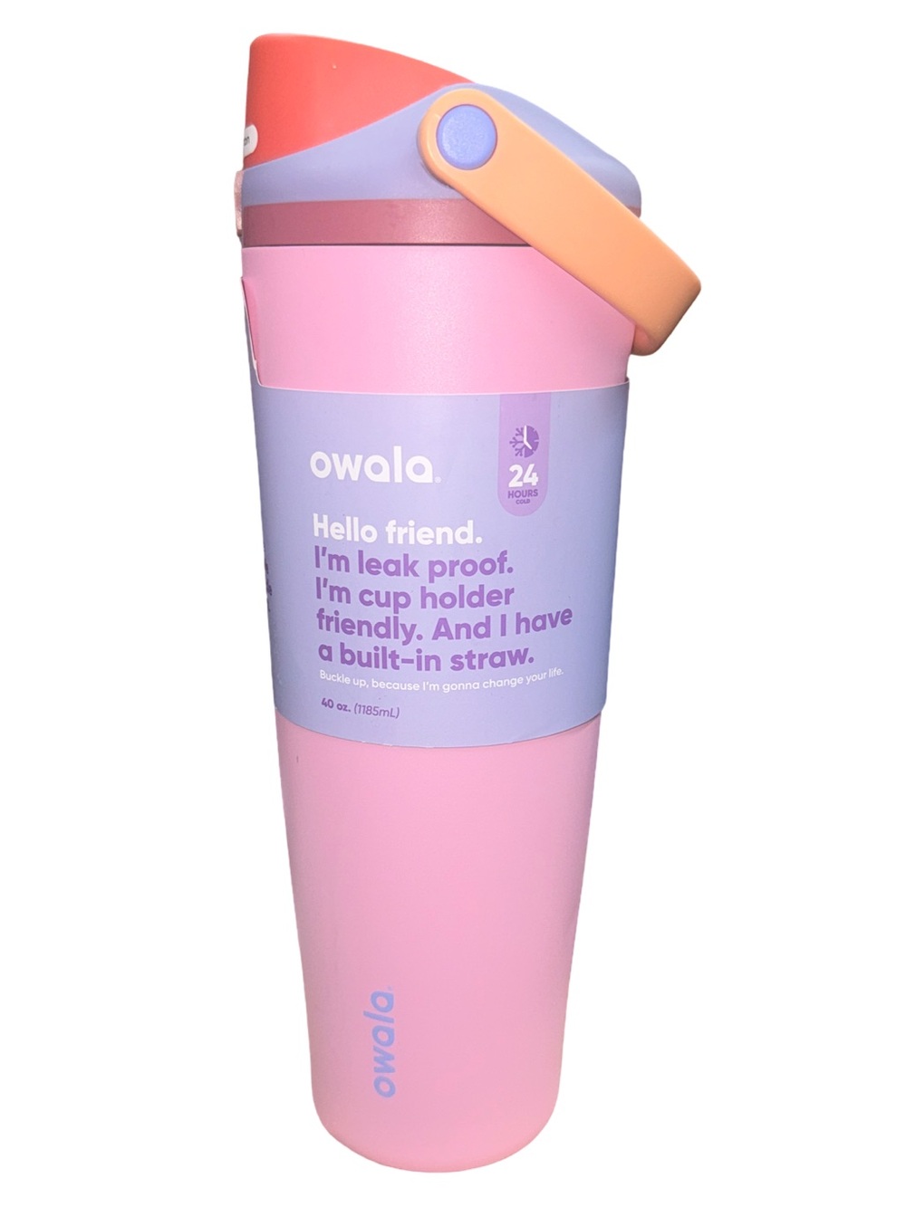Owala 40oz FreeSip Sway Stainless Steel Tumbler - Kickflip Color
New with Tag